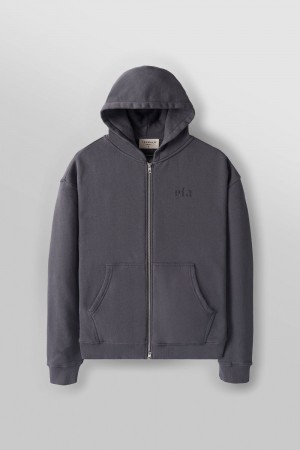 Young LA 514 - Monarch Zip-Up Hoodie 2.0 Grijs | HKIPW4320