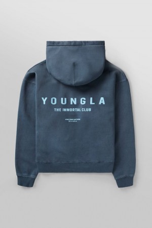 Young LA 533 - Immortal Club Hoodies Blauw | UIMRJ0724