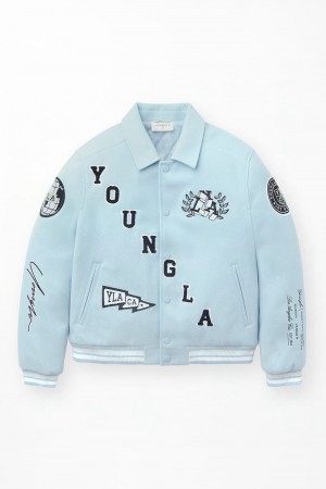 Young LA 569 - Ace Of Spade Letterman Blauw | IVYTM5901