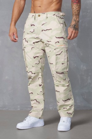 Young LA 602 - Camo Tactical Cargos Beige | ZTYAN0917