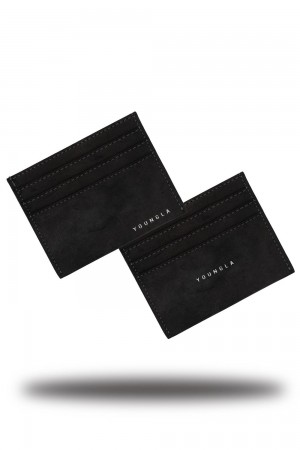 Young LA 725 Executive Card Holder Zwart | GWKOS9674