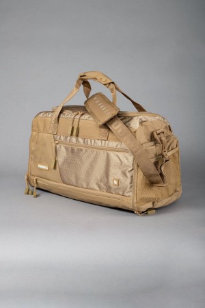 Young LA 740 Elite Duffle Bags Khaki | FZBLK6047