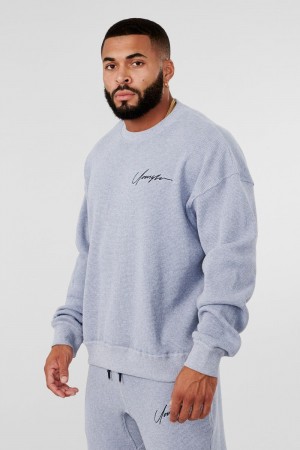 Young LA 807 Cozy Thermal Longsleeves Lichtblauw | OYFXQ3859