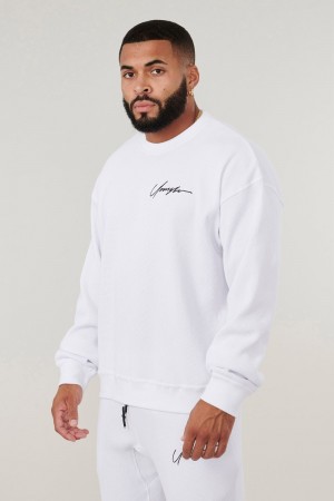 Young LA 807 Cozy Thermal Longsleeves Wit | AKCNY3928