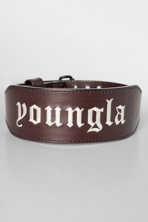 Young LA 902 - 8mm Leather Belts Bordeaux | YZCAB0867