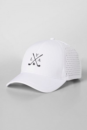 Young LA 9047 - Tee Time Golf Hats Wit | EBUHX4593