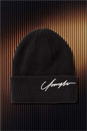 Young LA 906 - Signature Beanies Zwart | PGUFS8053