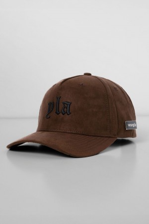 Young LA 915 - Yla Suede Hats Bruin | HOCEP7802