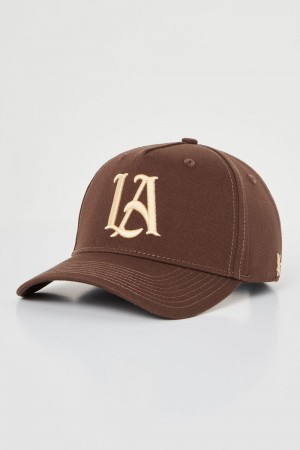 Young LA 920 A-Frame La Snapback Hat 2.0 Earthy Colors Bruin | AGJMU9180