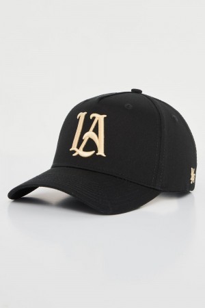 Young LA 920 A-Frame La Snapback Hat 2.0 Earthy Colors Zwart | MOFKU4087