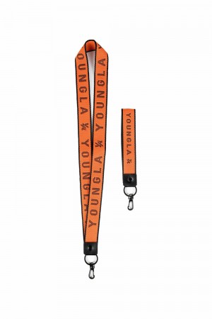 Young LA 930 Keychain + Lanyard Set Oranje | YBAQM6794