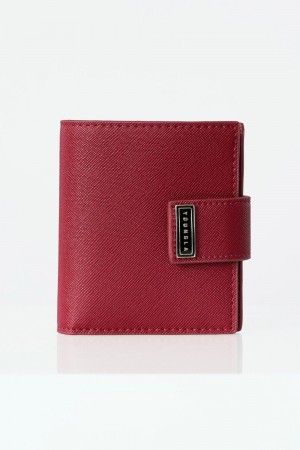 Young LA 951 - Executive Bifold Wallets Rood | HRNBF7510