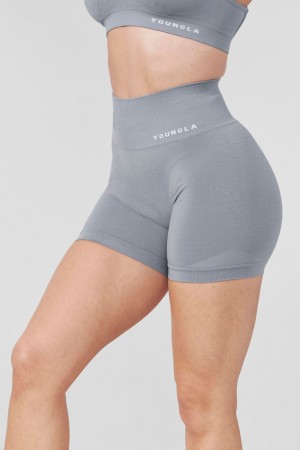 Young LA W120 - Core Seamless Shorts Grijs | OSMYN3482