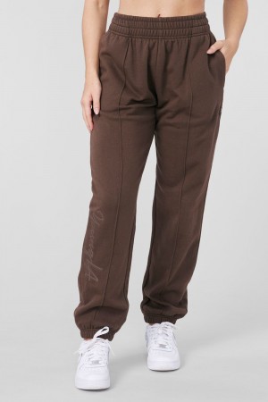 Young LA W202 - Script Joggers Donkerbruin | QOIWV4367