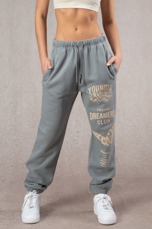 Young LA W211 Dreamers Joggers Blauw | GBWHI9107