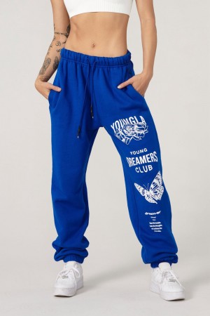 Young LA W211 Dreamers Joggers Blauw | ZKCIA2917