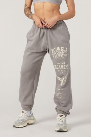 Young LA W211 Dreamers Joggers Grijs | HMECJ0974