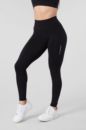 Young LA W214 Power Leggings Zwart | FMZSN0463