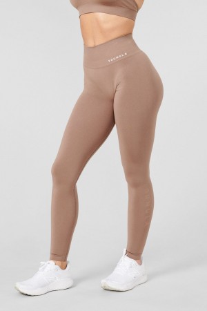 Young LA W220 - Core Seamless Leggings Khaki | LDHSK4931