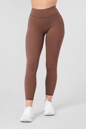 Young LA W221 - Staple Leggings Donkerbruin | RQTSZ3017