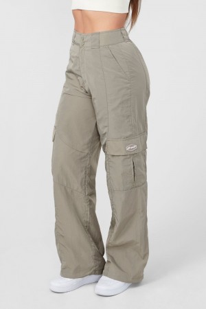 Young LA W222 Retro Cargo Joggers Grijs | LSQMK4870