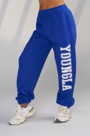 Young LA W223 - Campus Joggers Blauw | STRLW2056