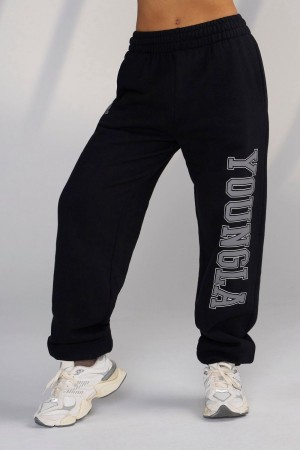 Young LA W223 - Campus Joggers Zwart | FEVXG9375