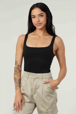 Young LA W307 - Snatched Bodysuit Zwart | DAPQJ9415