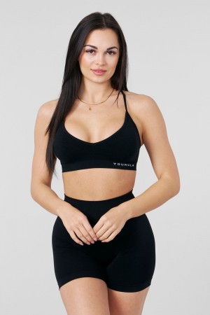 Young LA W327 - Core Seamless Sports Bra Zwart | ZNYTP0719