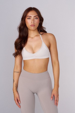 Young LA W335 - Urban V-Neck Bra Wit | NCFLX7193