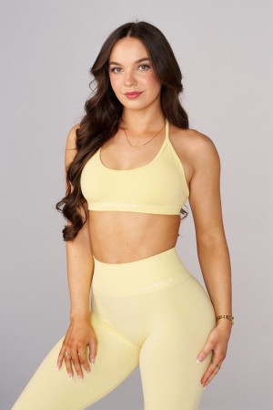 Young LA W342 Seamless Core Bra Spring 24' Geel | ORZFU1265