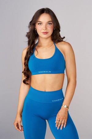 Young LA W342 Seamless Core Bra Spring 24' Blauw | WOJXG6079