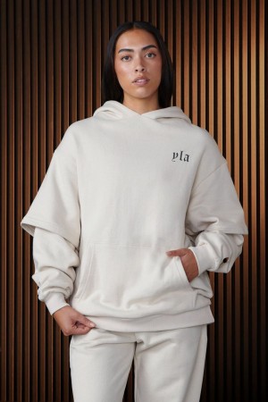 Young LA W520 - Urban Layer Hoodie Wit | BXMVC5364