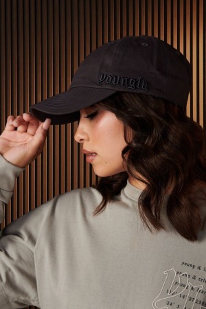 Young LA W902 - Urban Dad Hat Donkergrijs | ZUXQL5687