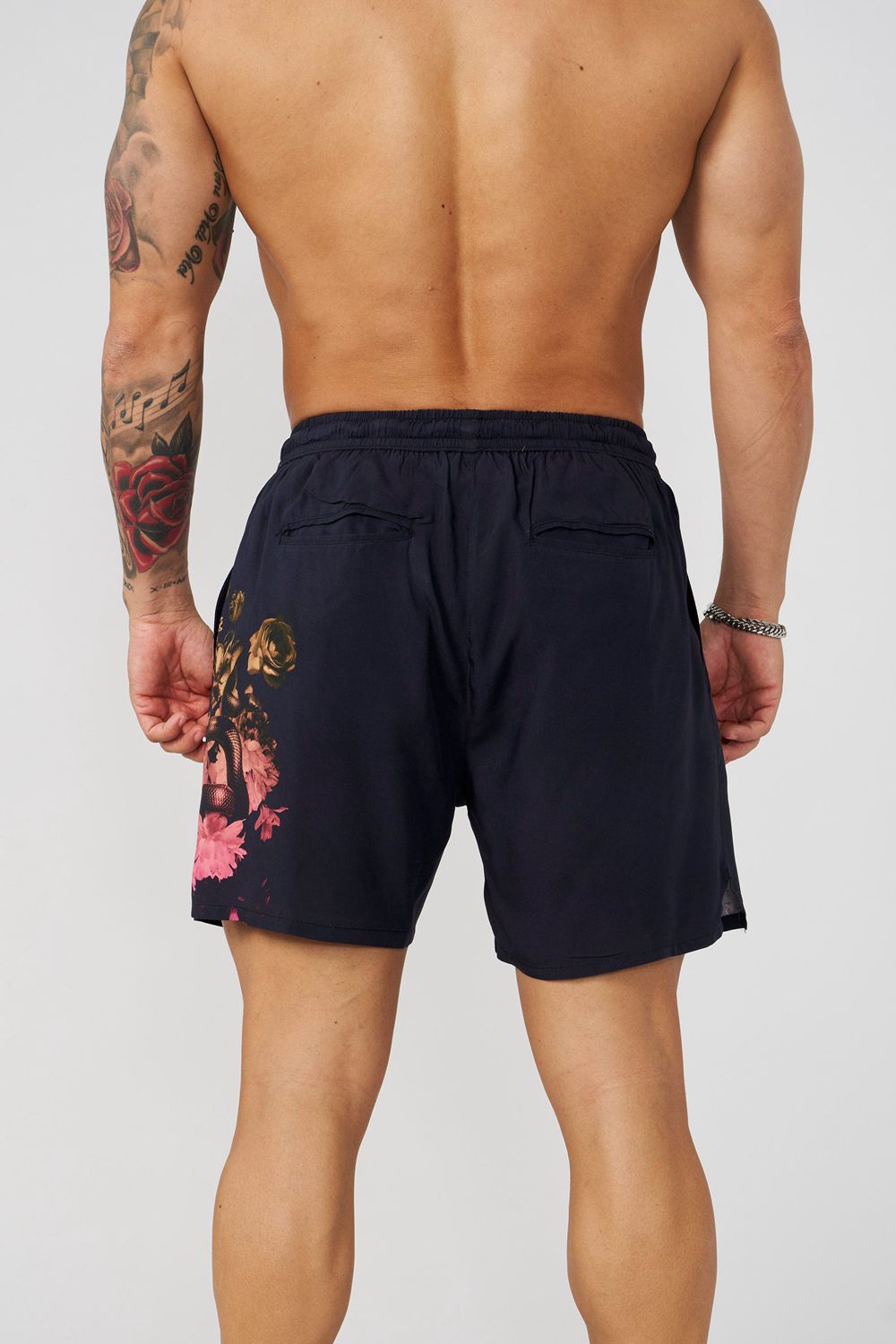 Young LA 1006 - Miami Sunset Shorts Zwart | GBXUA2897