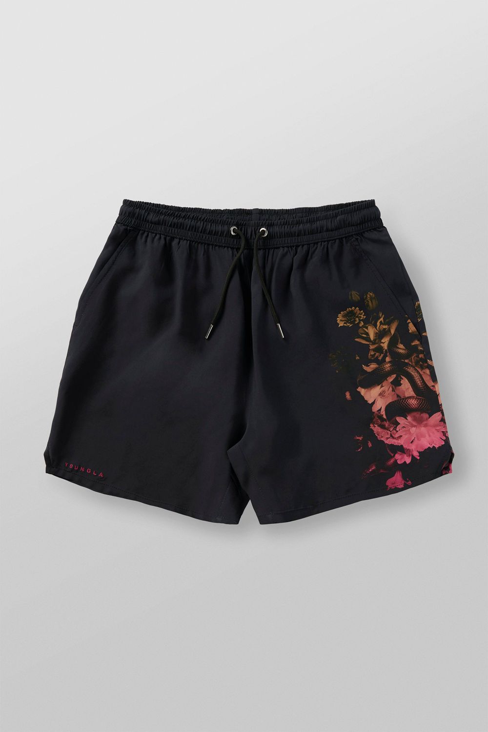 Young LA 1006 - Miami Sunset Shorts Zwart | GBXUA2897