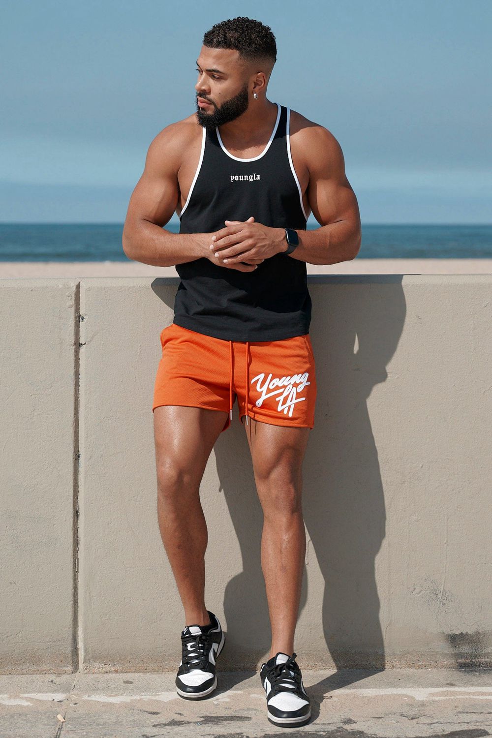 Young LA 104 Legacy Shorts Oranje | ARVFU9510