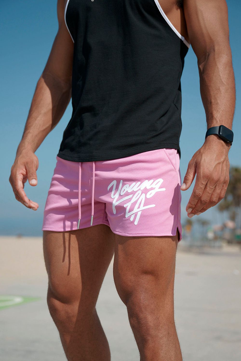 Young LA 104 Legacy Shorts Roze | LCSGB3612