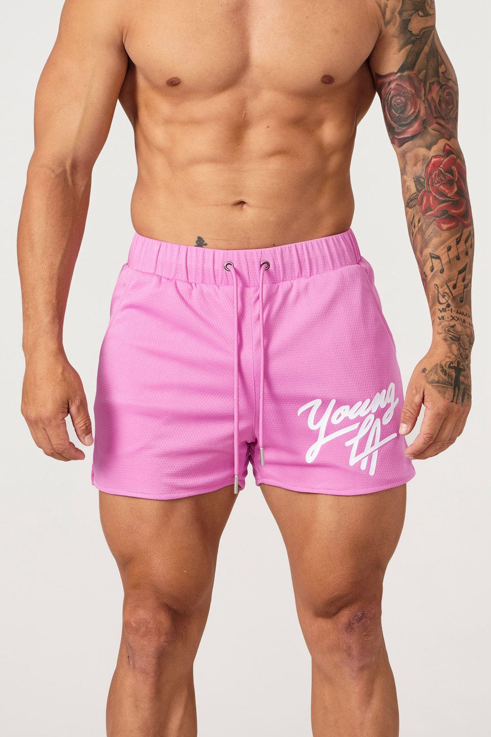 Young LA 104 Legacy Shorts Roze | LCSGB3612