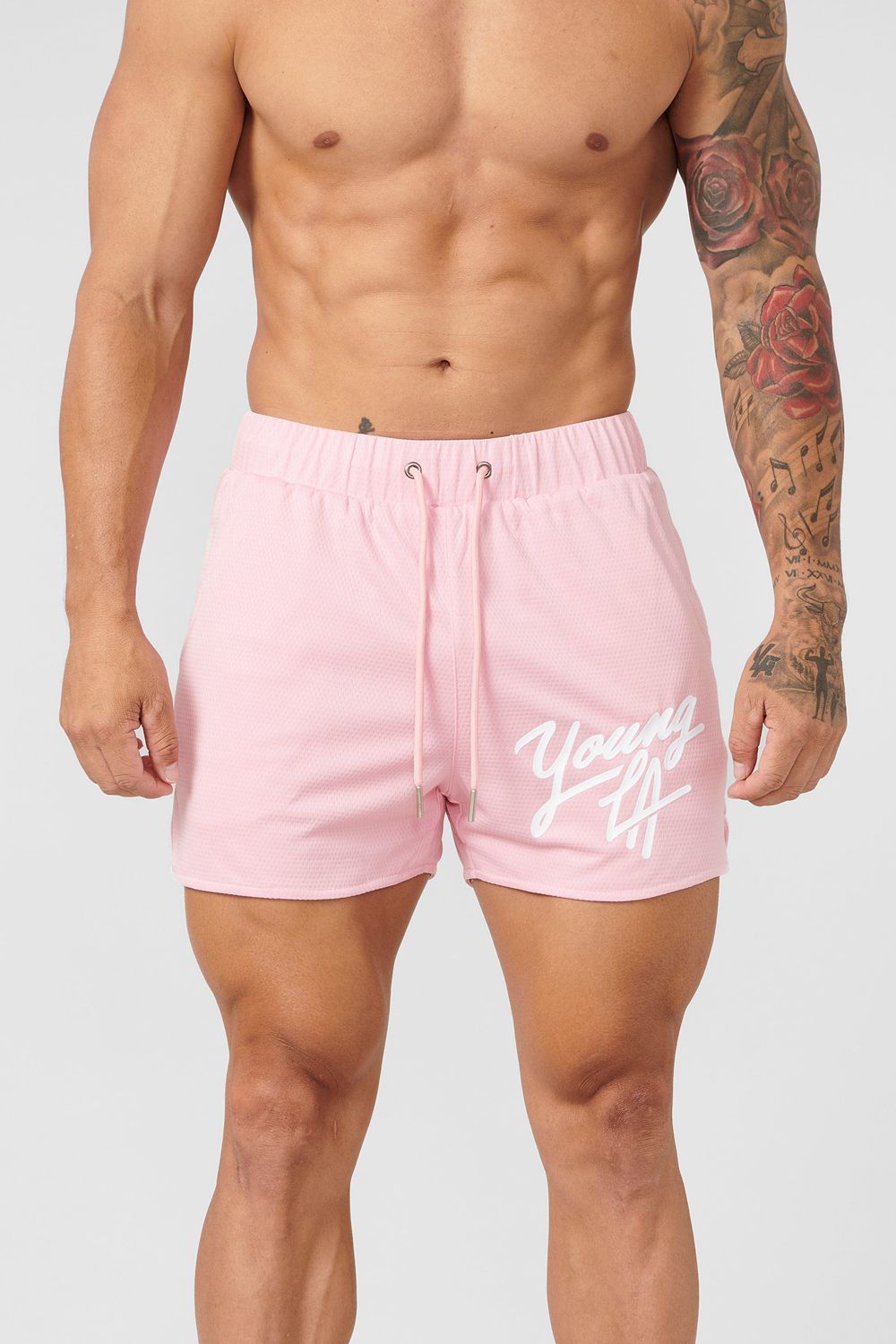 Young LA 104 Legacy Shorts Roze | REBTA7680