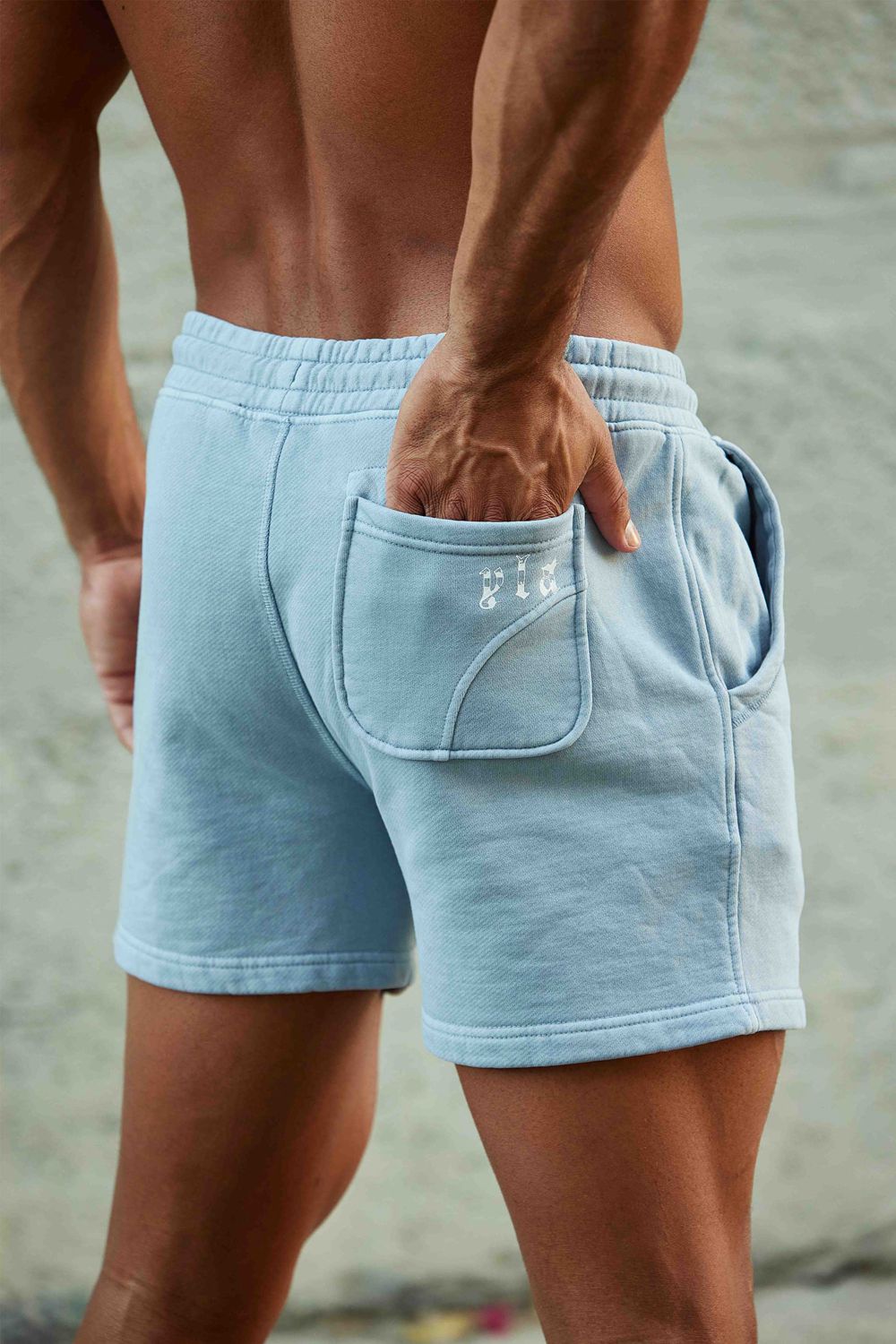 Young LA 107 - Chrome Shorts Blauw | NBMVE2918