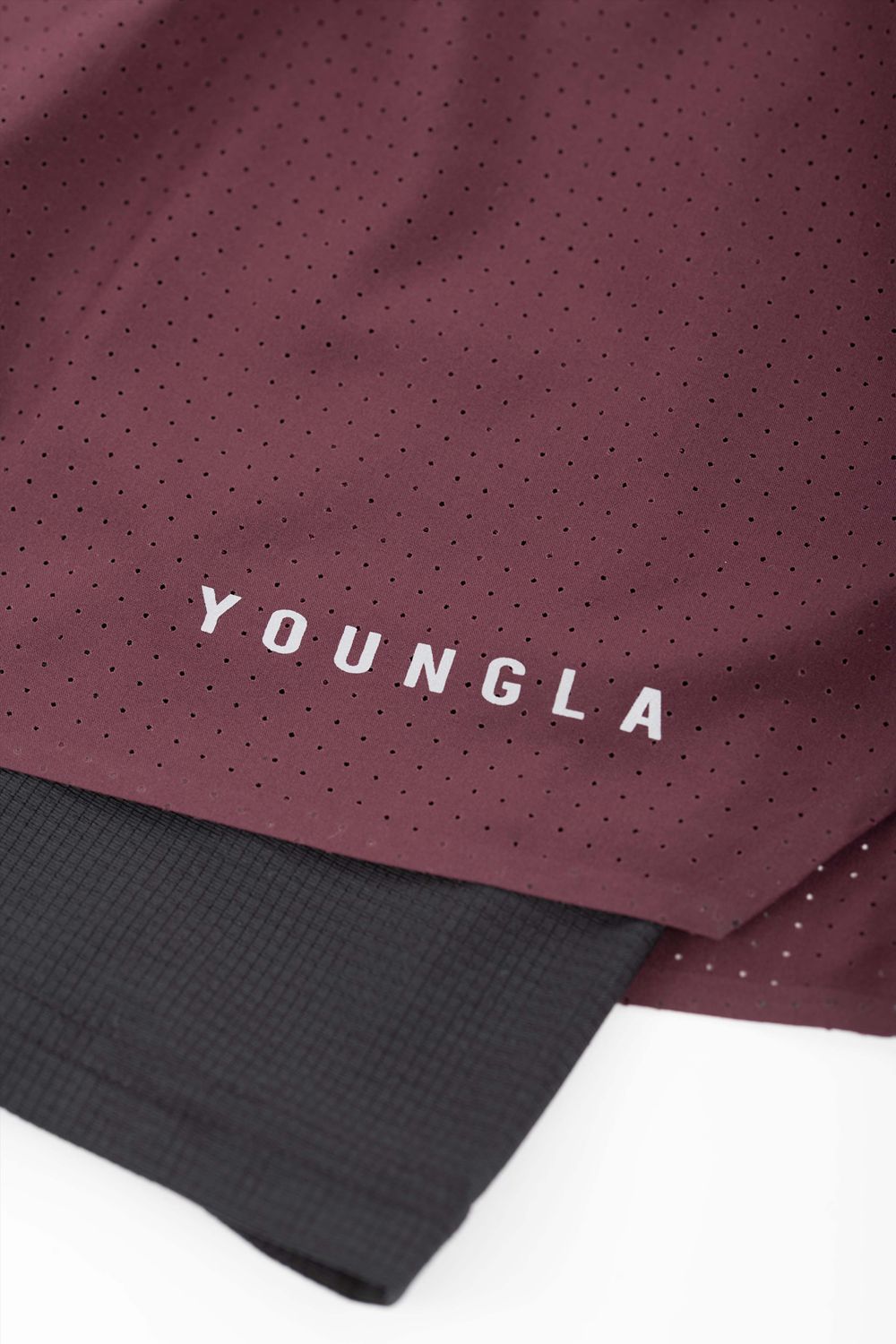 Young LA 124 - 6am Compression Shorts Paars | VXGCU8716