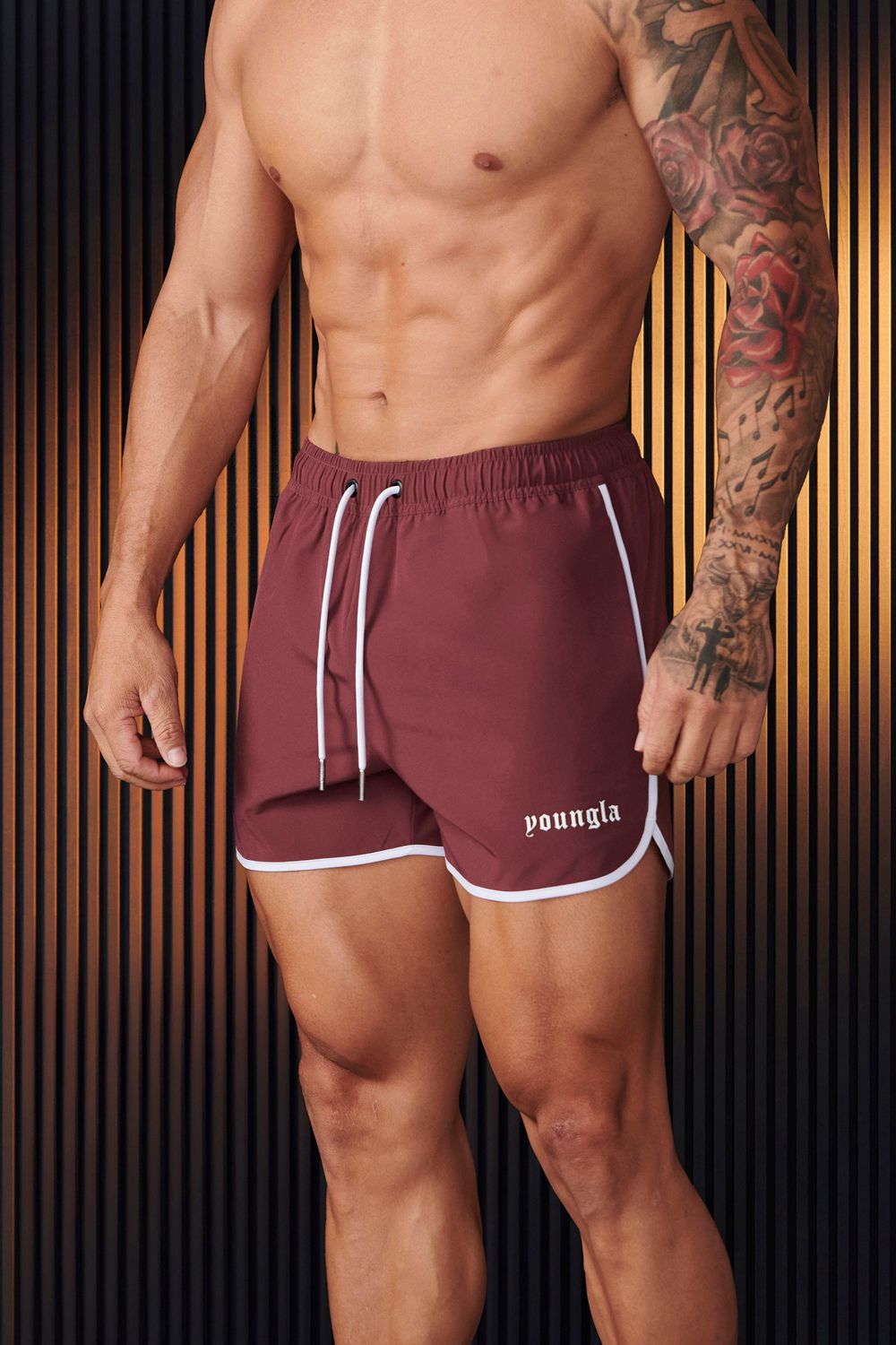 Young LA 125 - Olympic Shorts Bordeaux | TADPU3492