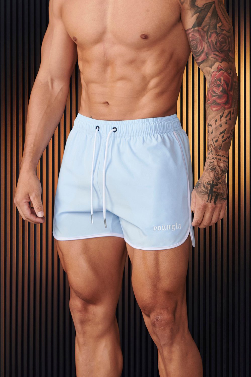 Young LA 125 - Olympic Shorts Lichtblauw | MCUXS3861