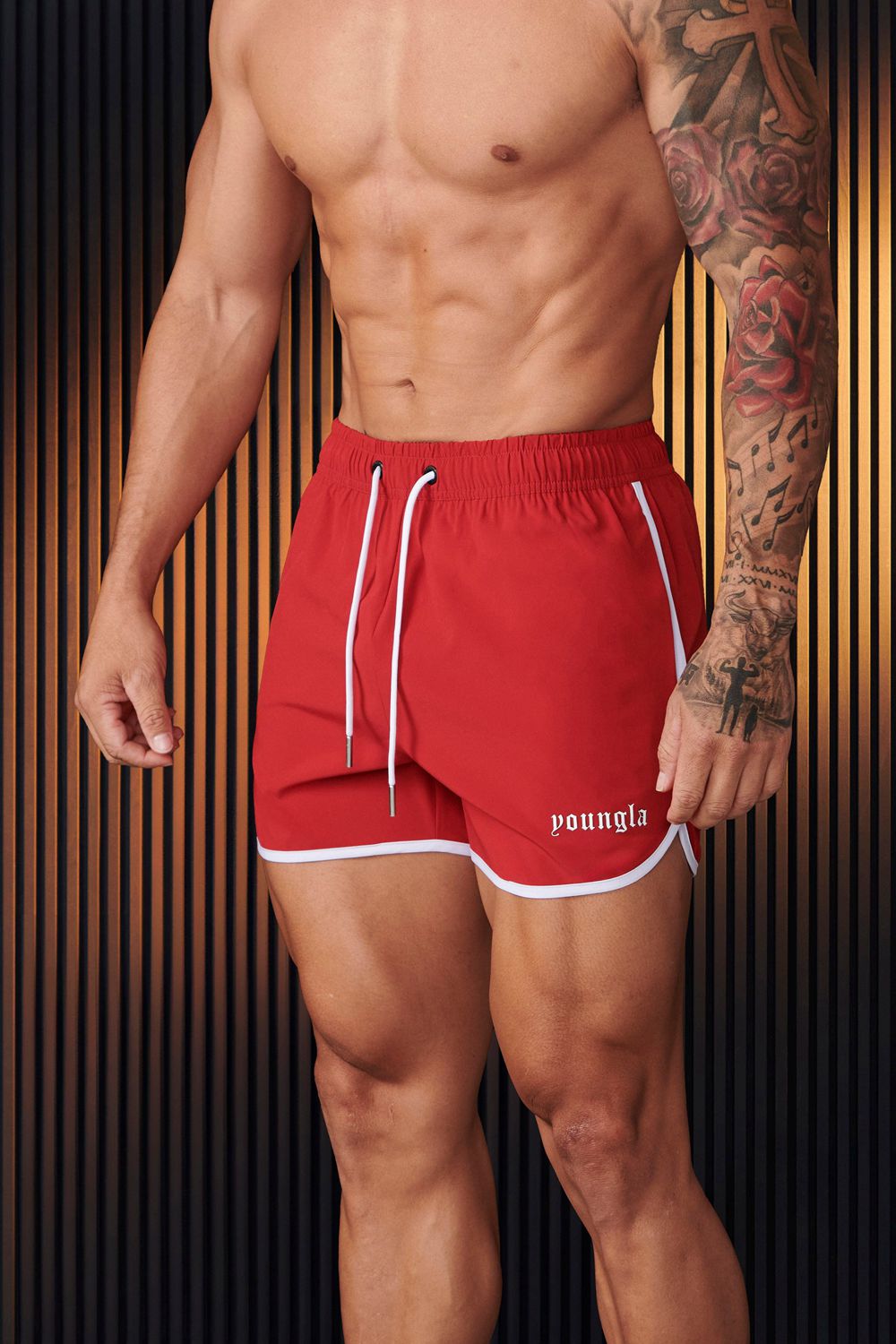 Young LA 125 - Olympic Shorts Rood | VPRTY4065