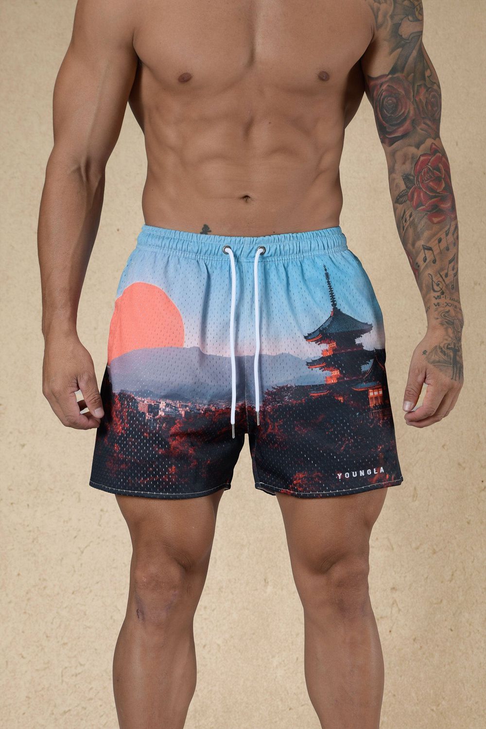 Young LA 135 House Party Shorts Gekleurd | IRZHG4985