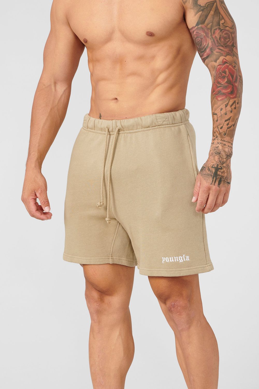 Young LA 139 Earthy Collection - Shorts Beige | NVDYS4869