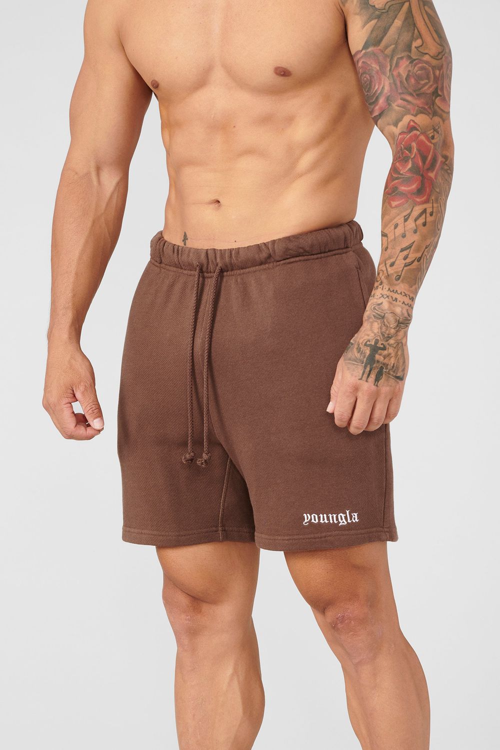 Young LA 139 Earthy Collection - Shorts Bruin | WKVSM9581