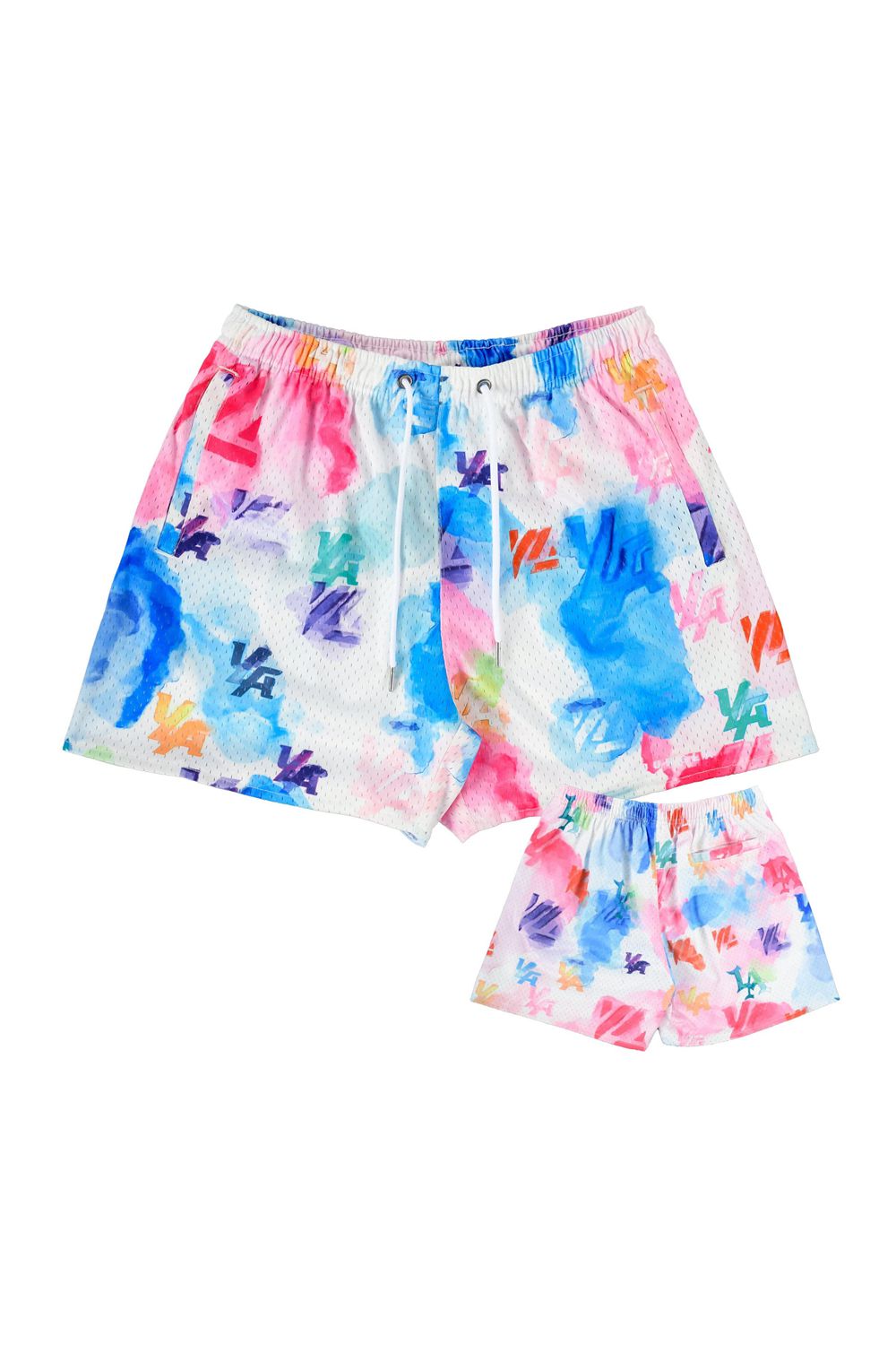 Young LA 141 The Block Party Shorts Gekleurd | YJBAI8256