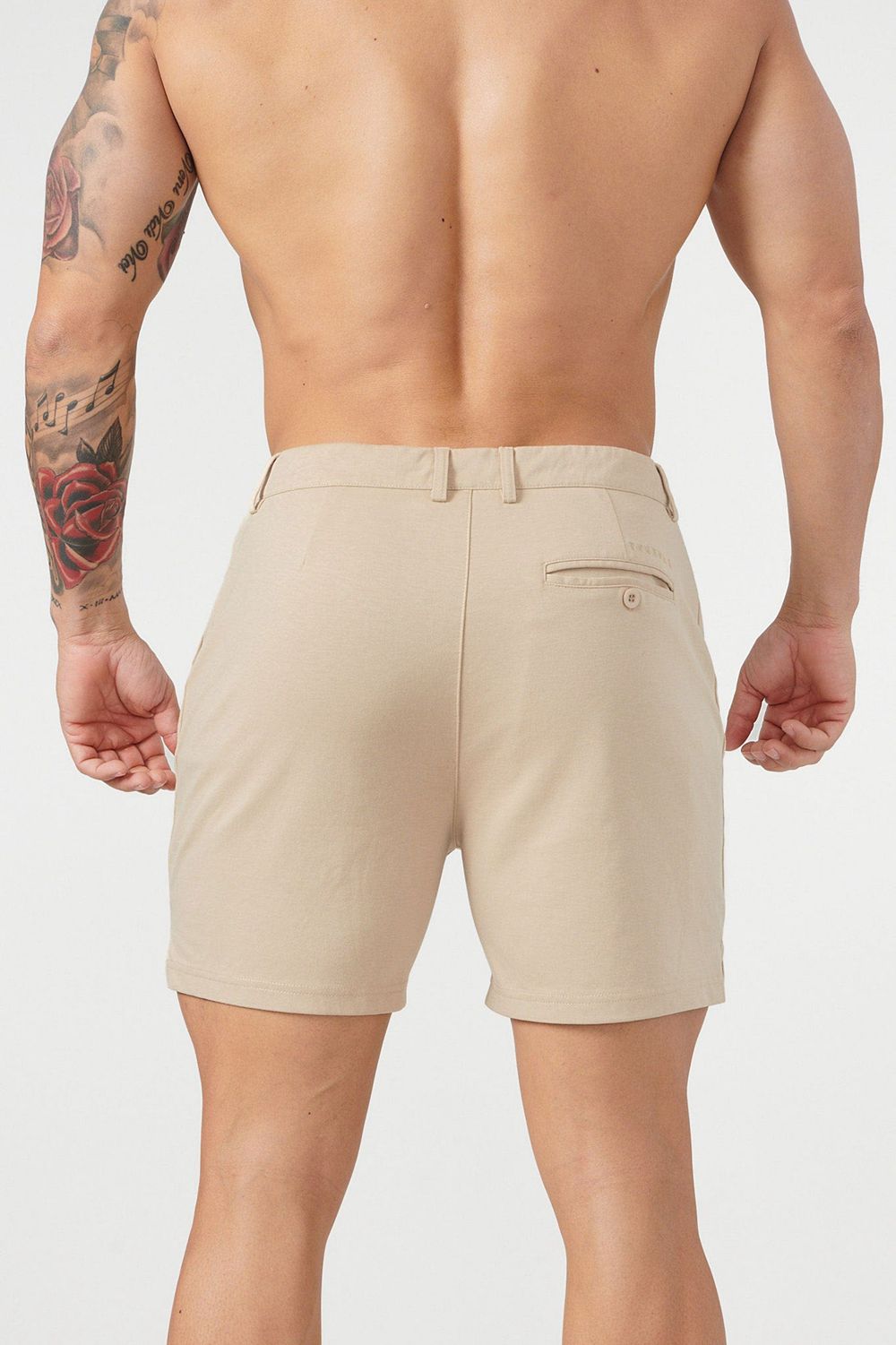 Young LA 145 Casual Chino Shorts Beige | IKCPZ5736